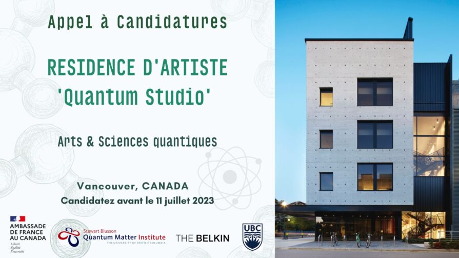 Résidence Arts et Sciences « Quantum Studio » · Vancouver