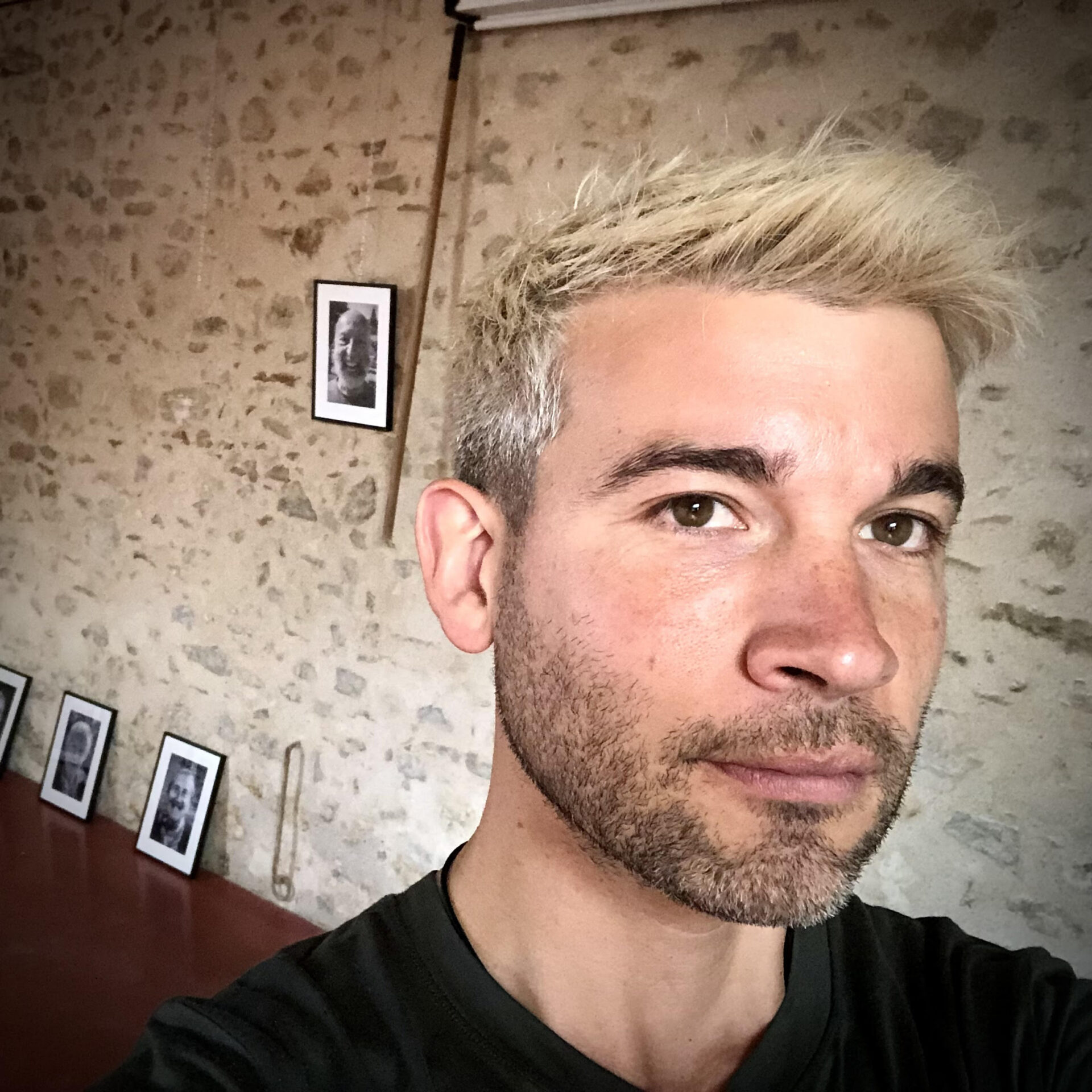 Photo en noir et blanc de Guillaume Beloeil transmise par lui.